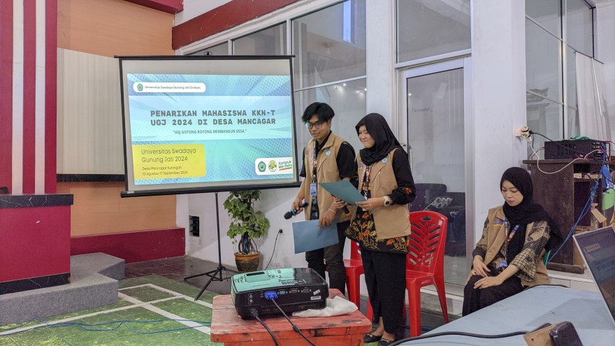Penarikan Mahasiswa KKN-Tematik UGJ Di Desa Mancagar Tahun 2024